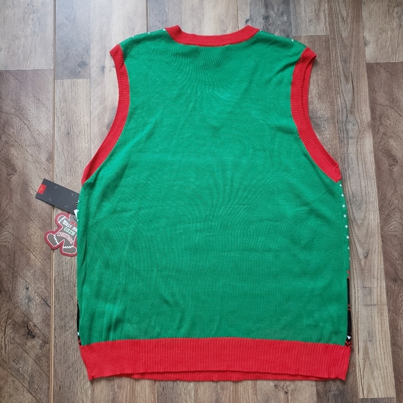 Old River Ugly Christmas Sweater Party Vest - Picture 4 of 6